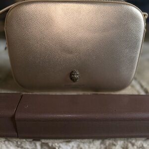 Kurt Geiger Gold Crossbody Bag with Luxurious Finish